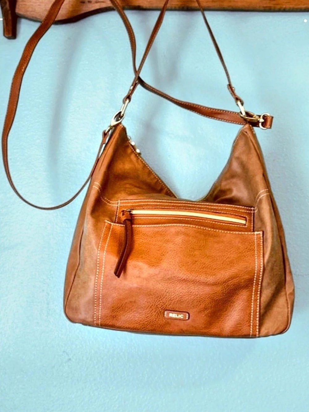 Relic Brown Hobo Bag